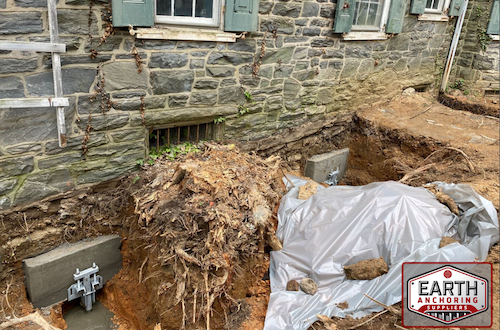 Maywood Mansion - Helical Piles